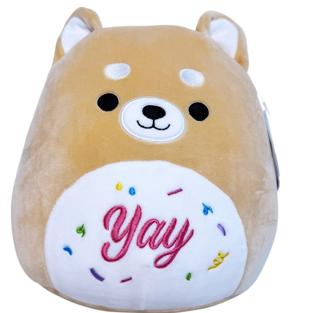 SQUISHMALLOWS NWT Angie the Shiba Inu Birthday Edition 10”